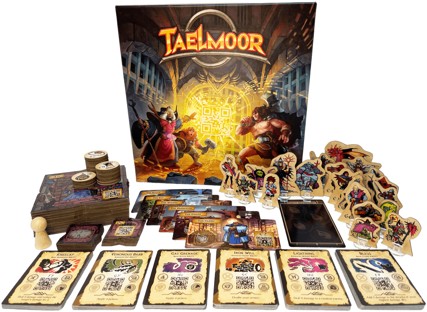 The complete set of Taelmoor pieces